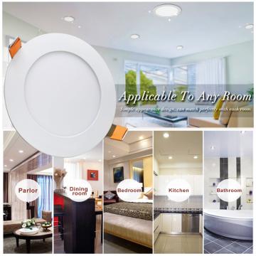 LED recessed ceiling light 6W 3.5 inch cold white 6000k round LED panel light home, office, commercial lighting 2 years warranty energy class A ++