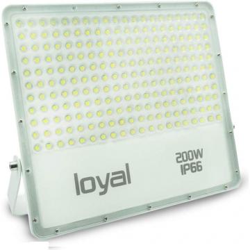 loyal 200W LED spotlight, 18000LM super bright LED spotlight, cold white 6000K, LED floodlight outdoor spotlight, IP66 waterproof floodlight outdoor spotlight for garden, garage, sports field, yard