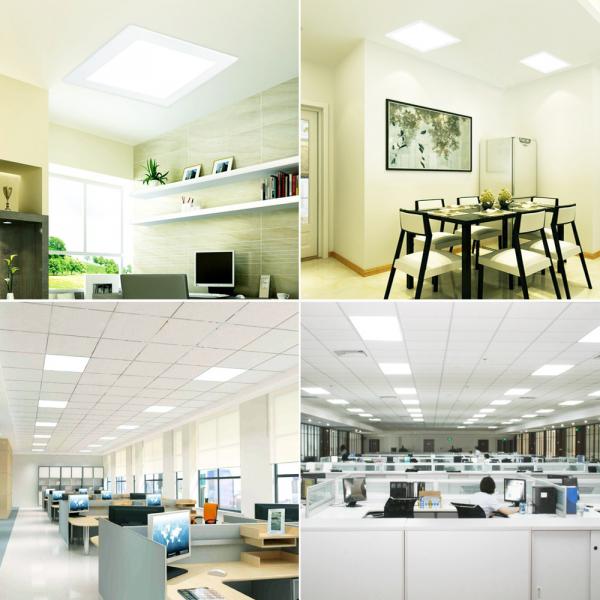 Led recessed ceiling light 70W 600*600 super bright 6000K wick square light, home commercial light close to daylight cold white light [Energy Class A+]