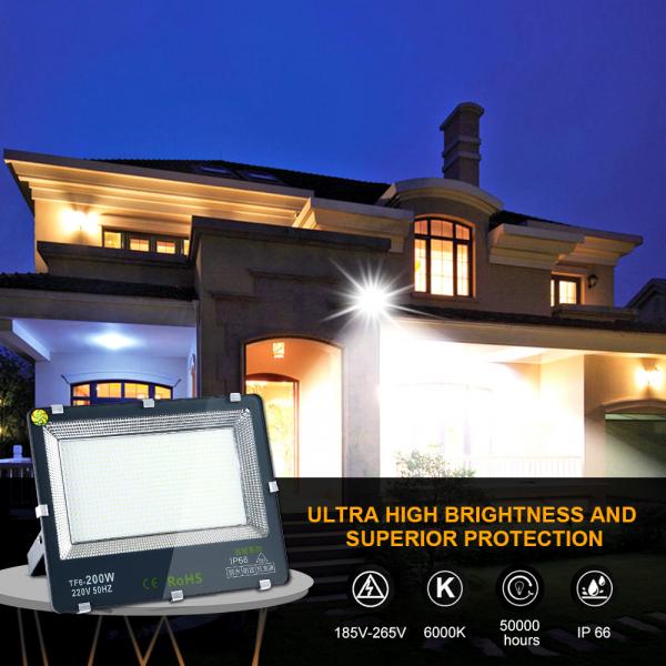 200w led Outdoor Security Lights Outside Garden Light Waterproof IP65